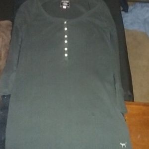 Pink Victoria's Secret 3/4 sleeve